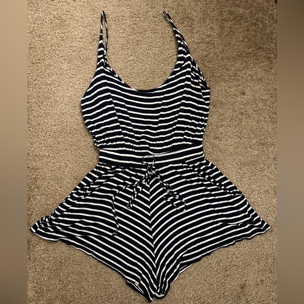 Love Lucy Love striped romper